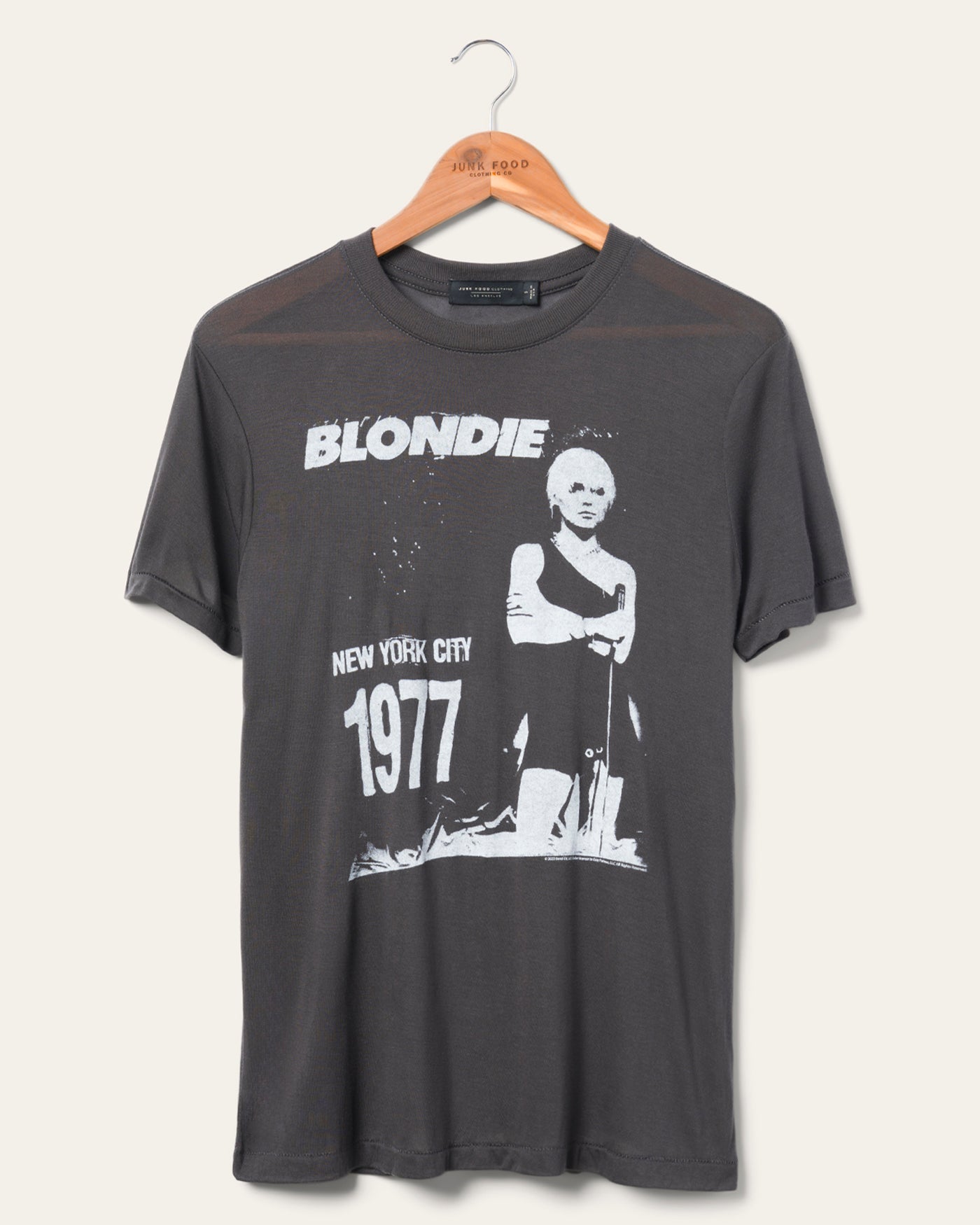 Women's Blondie 1977 Vintage Tissue Tee – Junk Food Clothing
