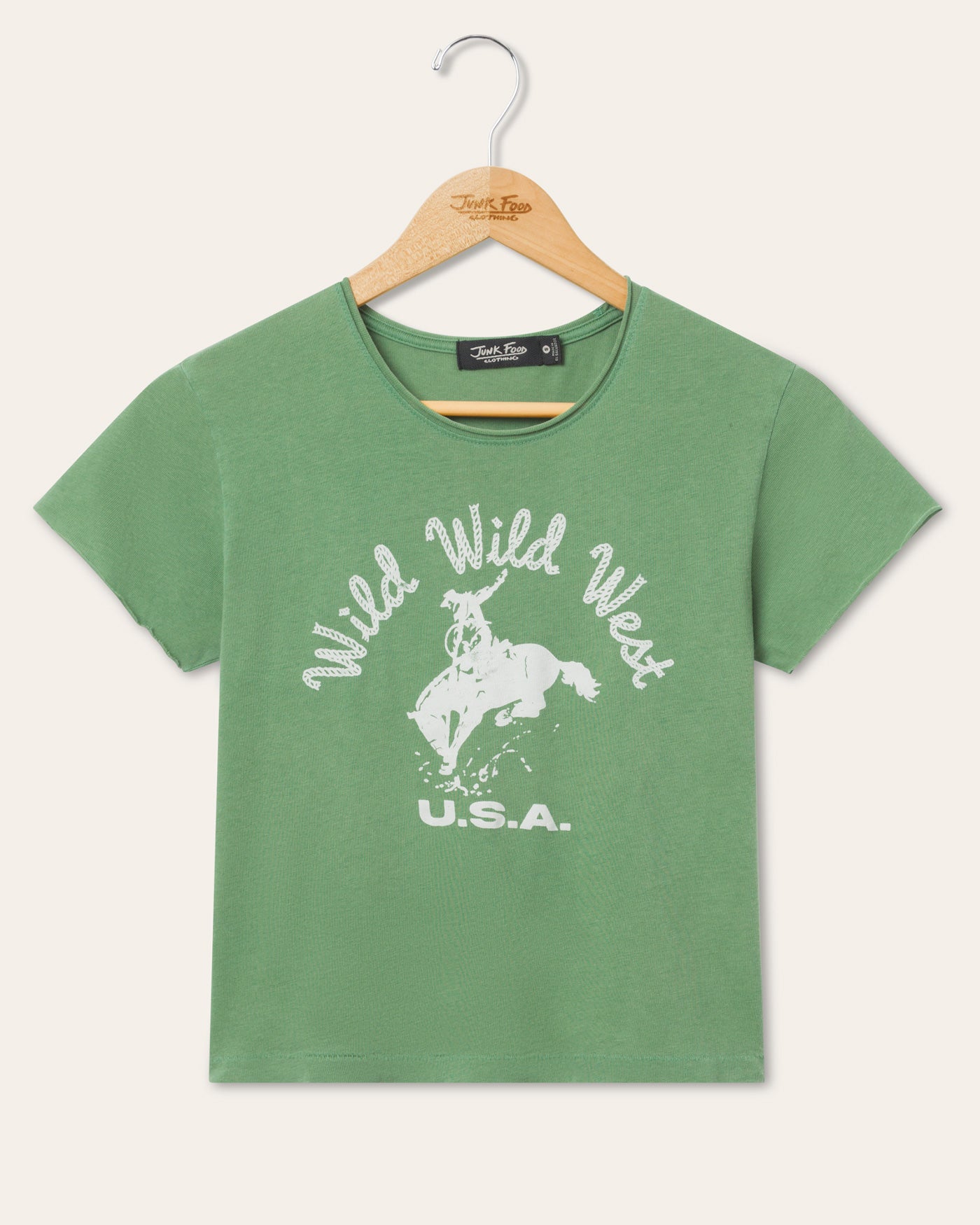Women's Wild Wild West Vintage Baby Tee – Junk Food Clothing