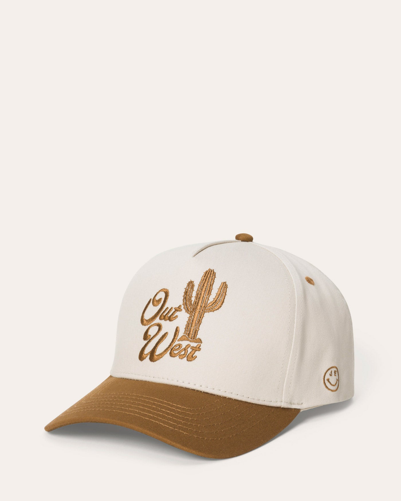 Cotton On Adults Tan Baseball Hat Cap West Bay Original NYC Casual Outdoors Waxed Cotton Hat Made in the USA | Tom Beckbe main image 2