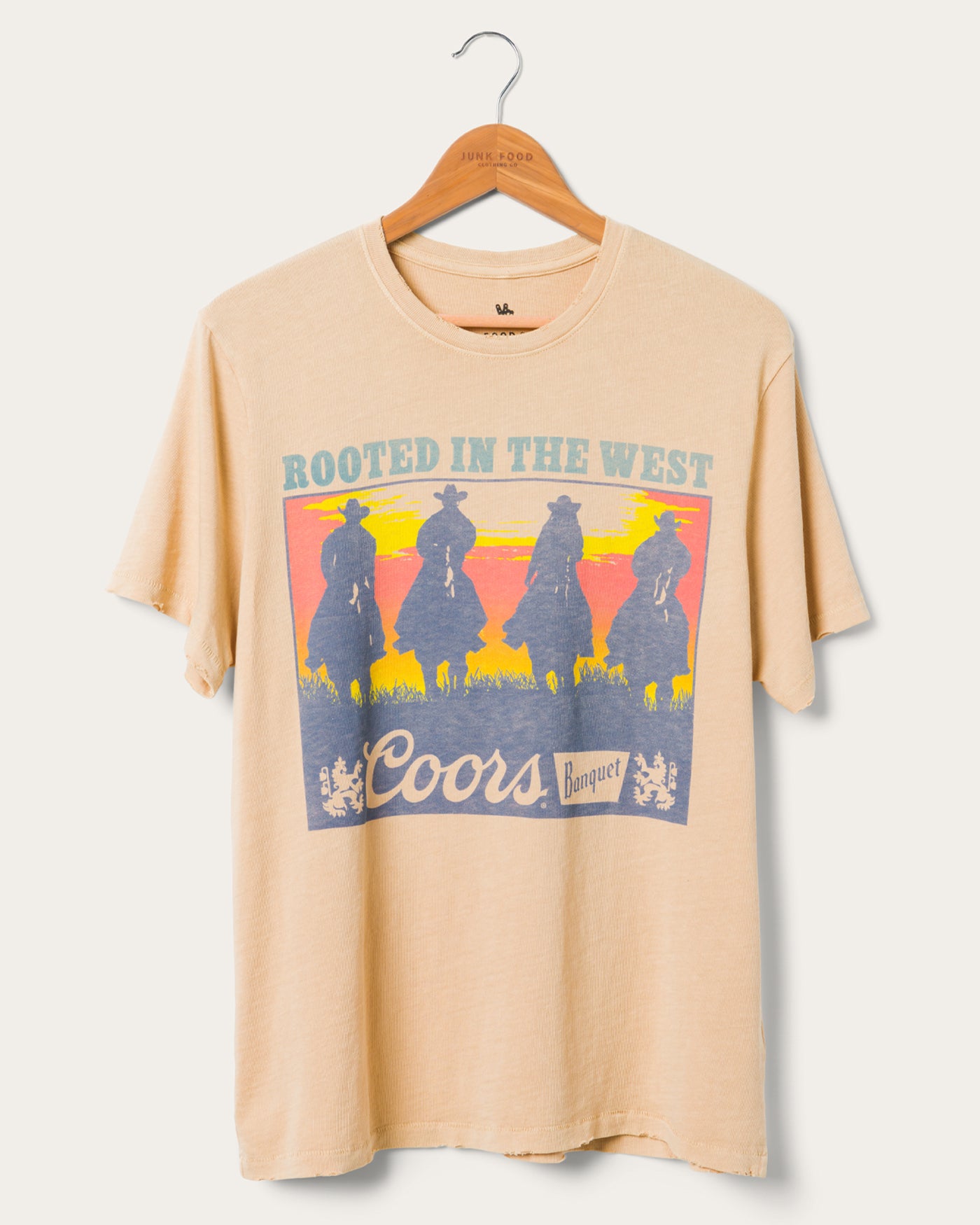 Coors Rooted in the West Vintage Tee – Junk Food Clothing
