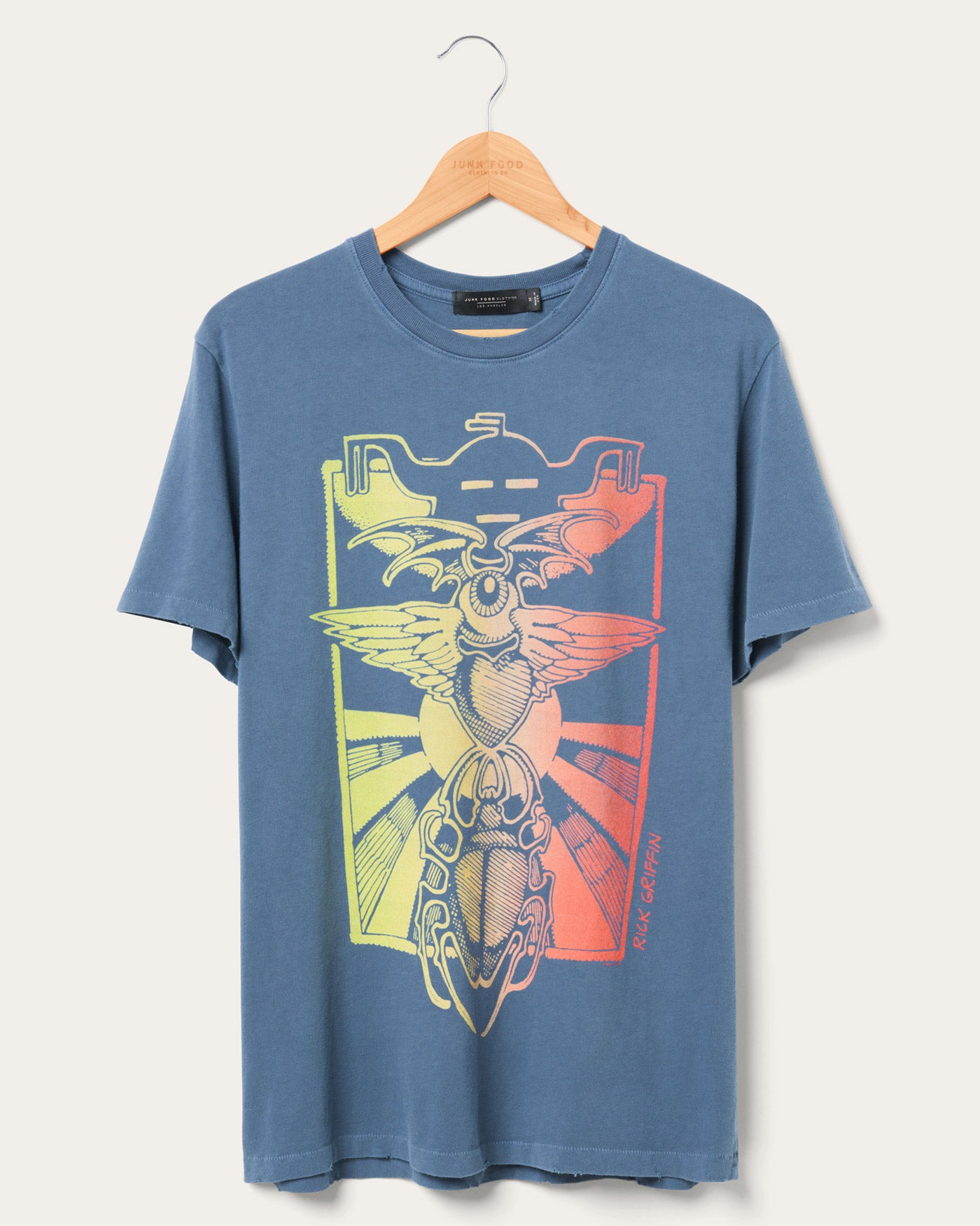 Rick Griffin Eye Heart Beetle Vintage Tee – Junk Food Clothing