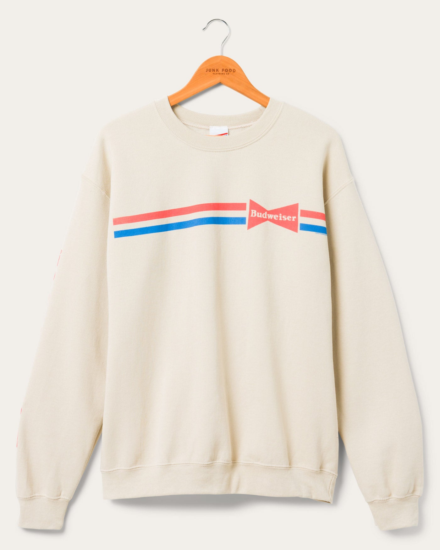 Budweiser Striped Flea Market Fleece – Junk Food Clothing
