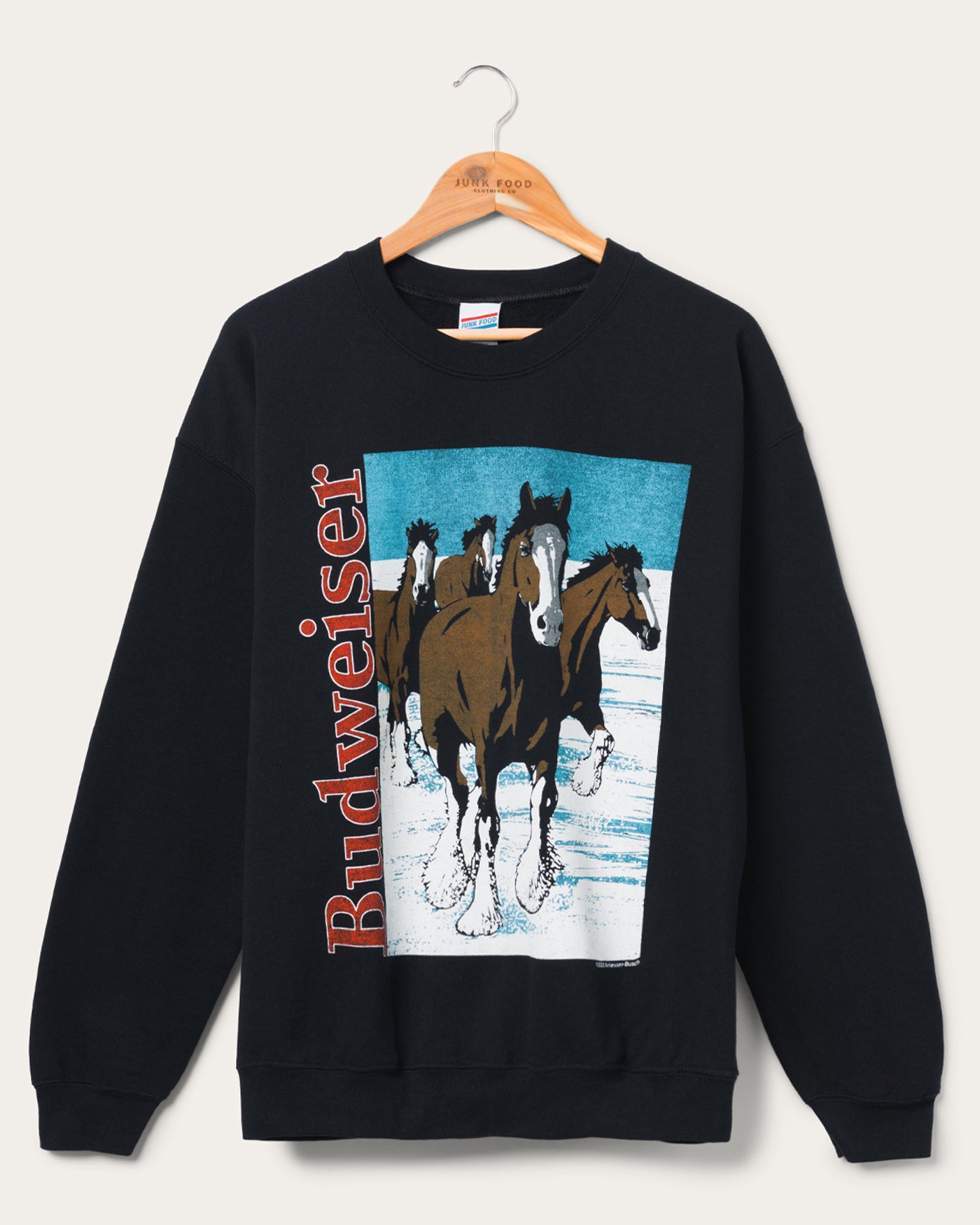 Budweiser Clydesdale Flea Market Fleece – Junk Food Clothing