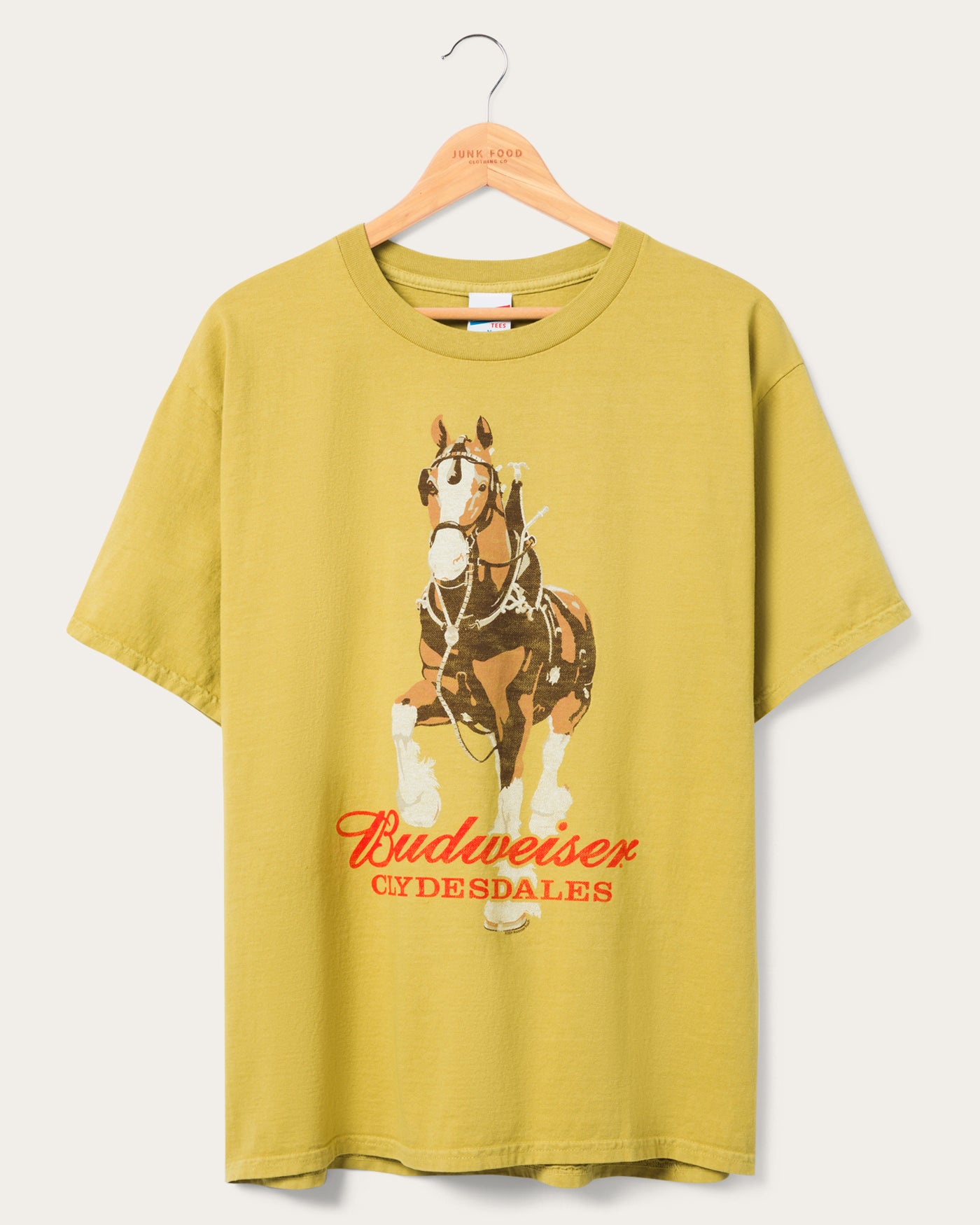 Budweiser Clydesdale Pose Flea Market Tee – Junk Food Clothing