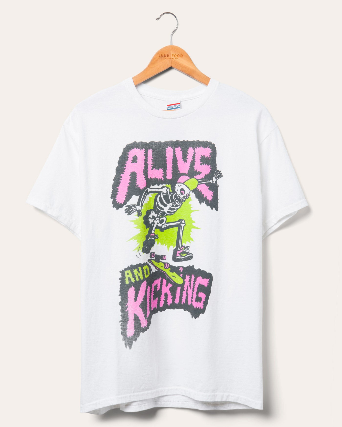 Alive And Kicking Flea Market Tee – Junk Food Clothing