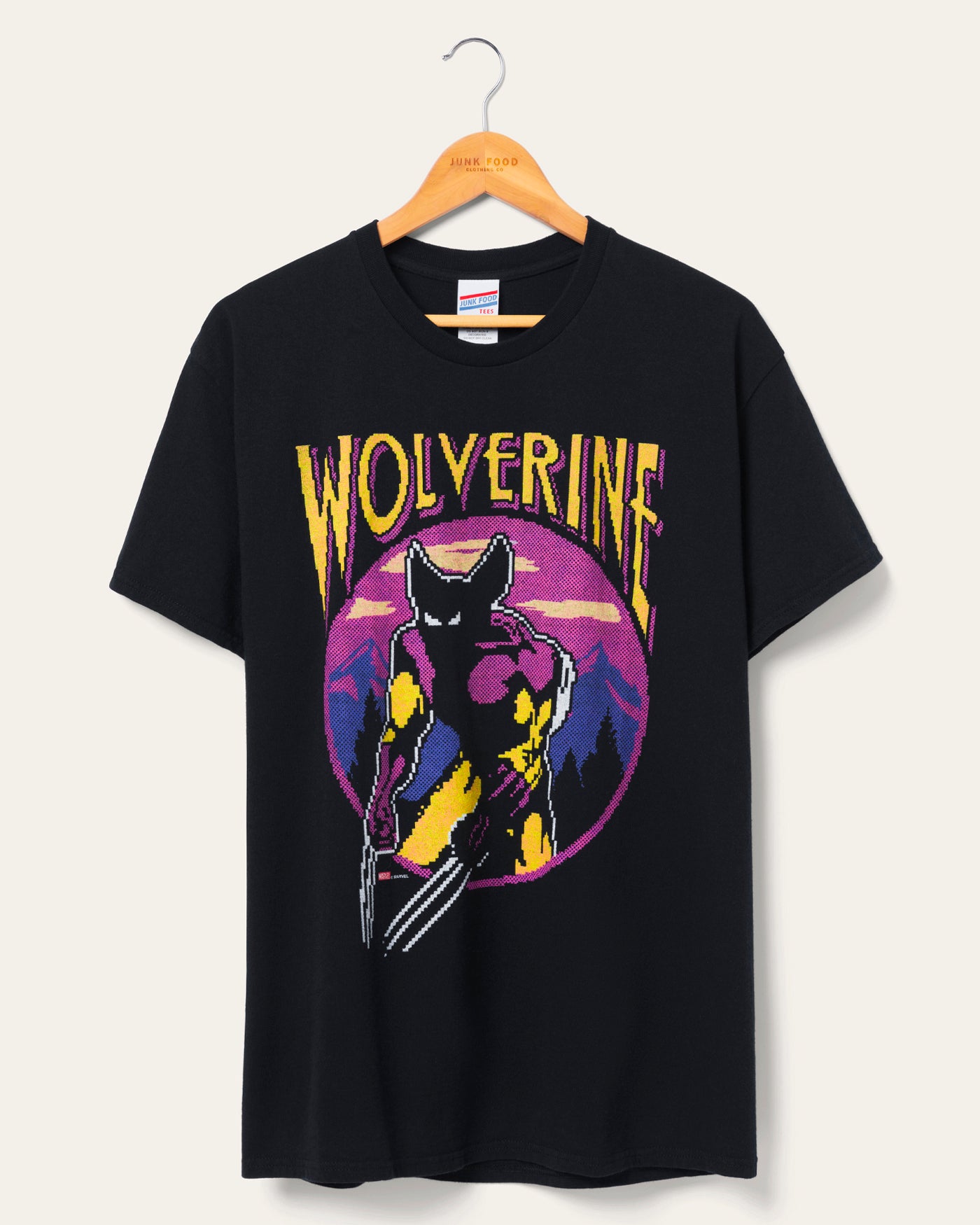 Wolverine 8-Bit Flea Market Tee – Junk Food Clothing