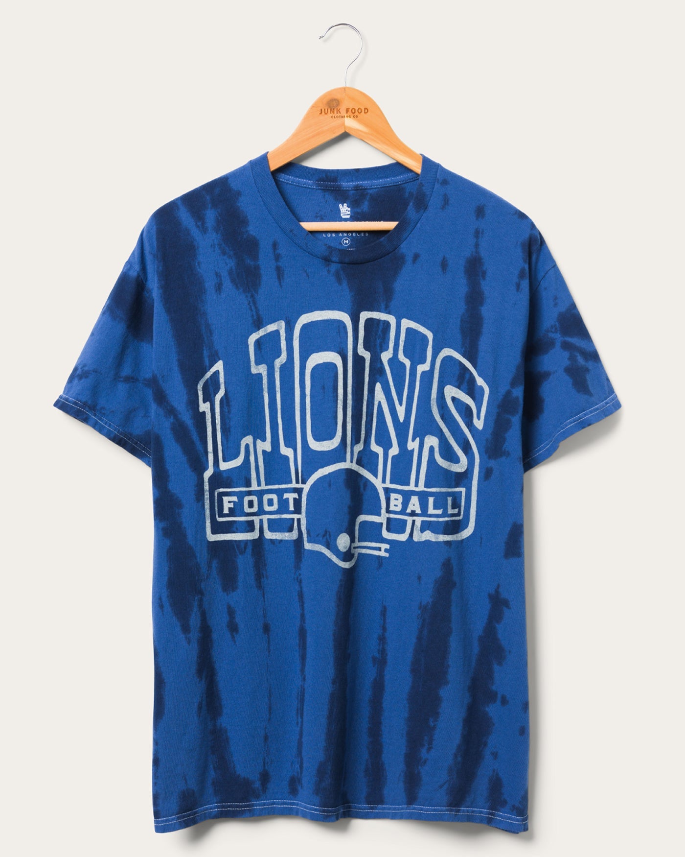 Andy Jpn12様 DETOXJAPAN Tシャツ D　BLUE青のM Detroit Lions Tie Dye Short Sleeve Tee – Junk Food Clothing