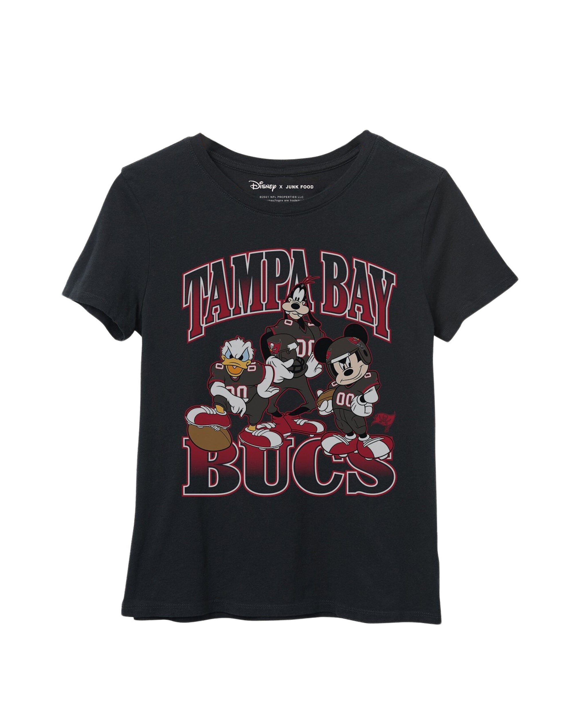 Women's Buccaneers Disney Huddle Up Tee – Junk Food Clothing