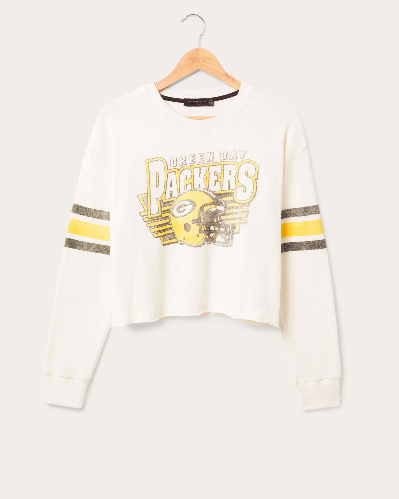 FCRB UNDERLAYER CREWNECK TOP XXL 安値 Women's Green Bay Packers Kickoff Crop Crew Fleece – Junk Food