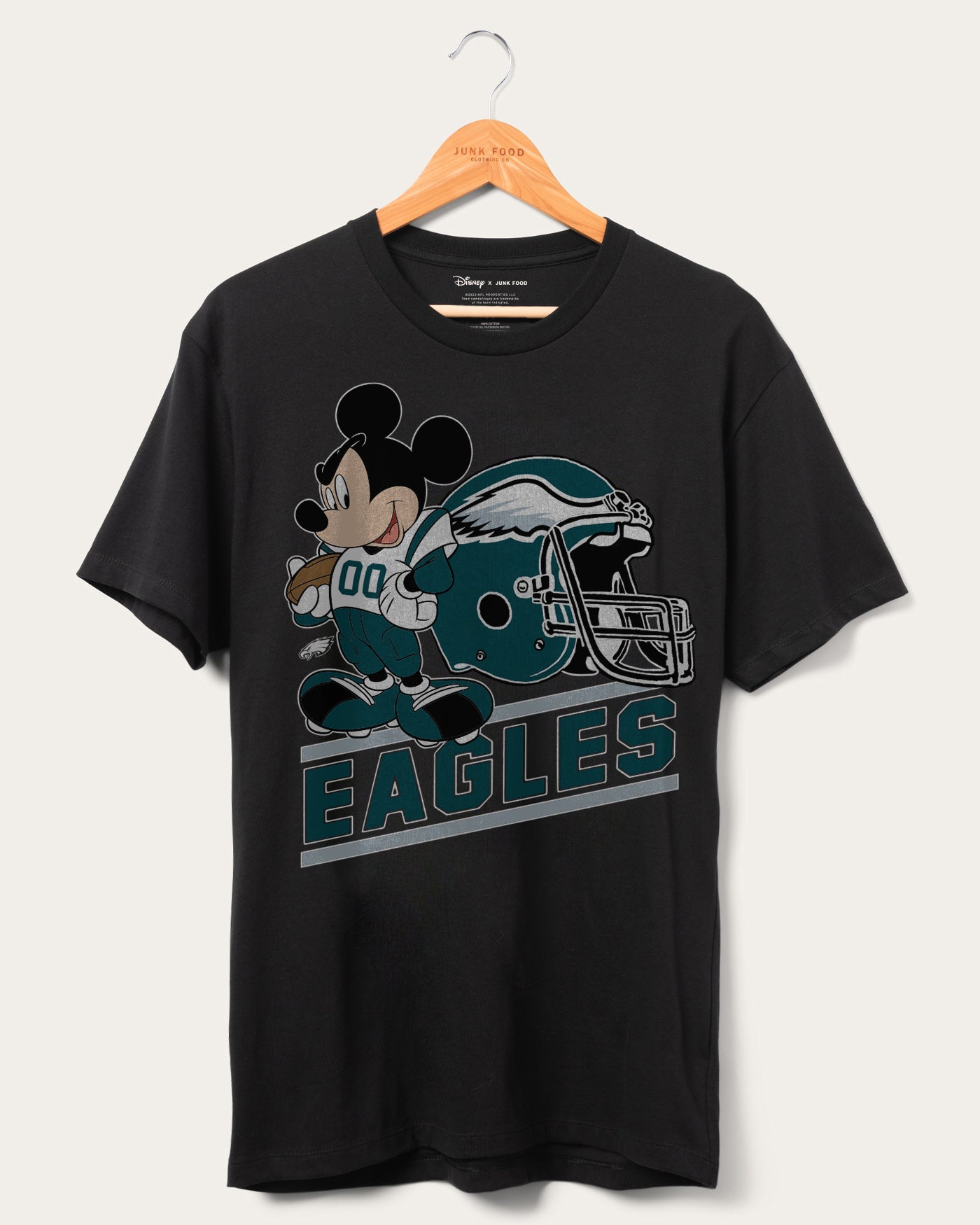 Eagles Disney Mickey Came to Play Tee – Junk Food Clothing