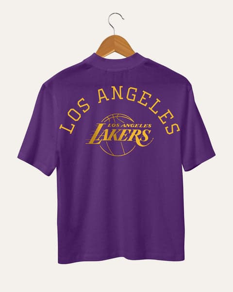 Women's NBA Los Angeles Lakers Mock Neck Tee