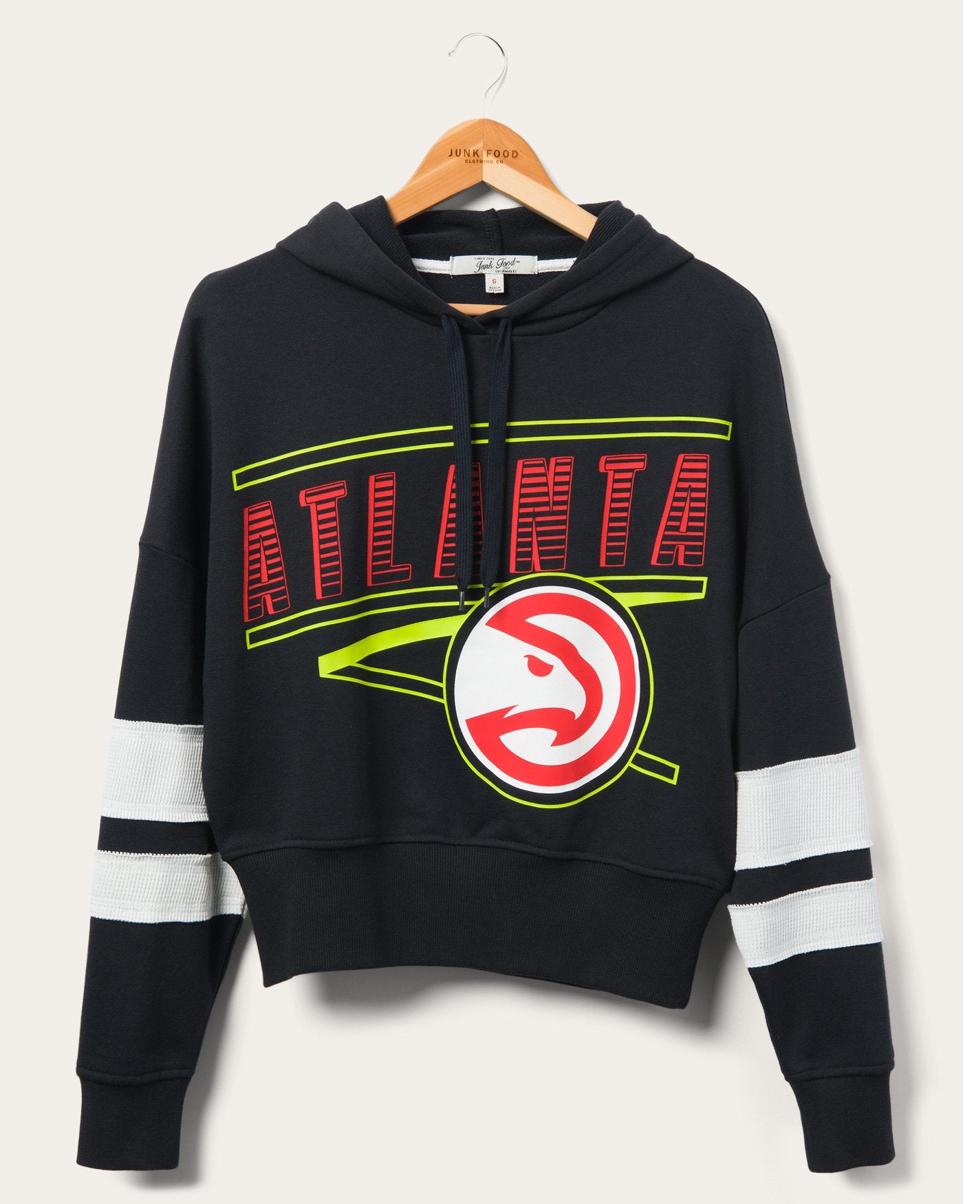 Women's Hawks Overtime Striped Fleece Hoodie – Junk Food Clothing