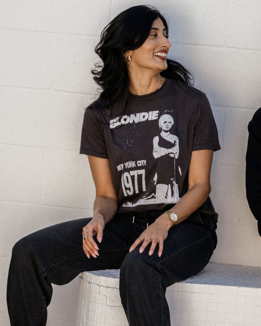 Women's Blondie 1977 Vintage Tissue Tee