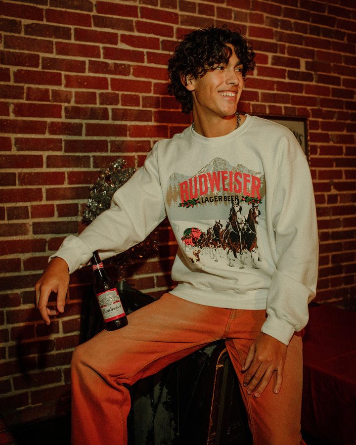 Budweiser Lager Beer Flea Market Fleece