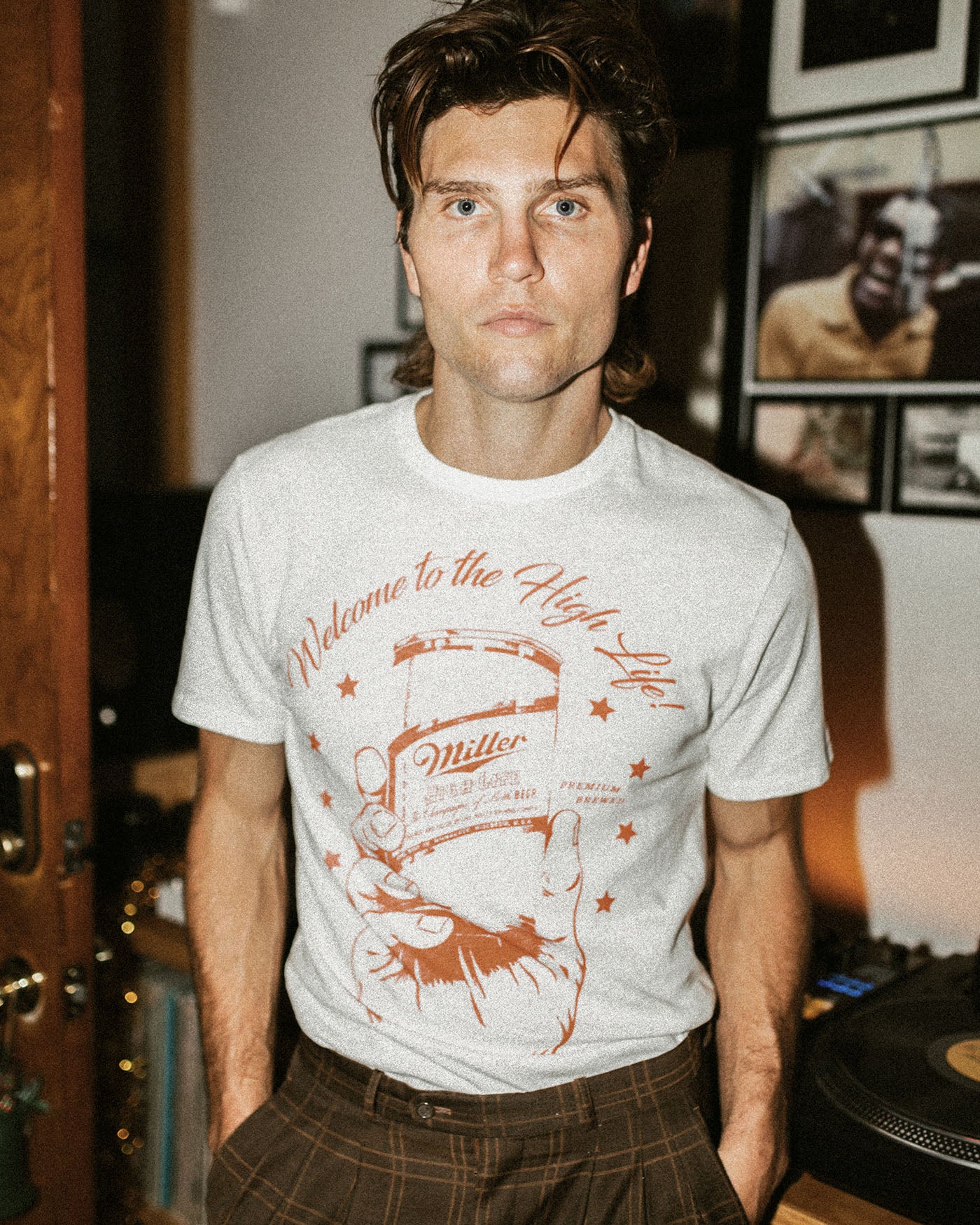 Miller High Life 120th Anniversary Can Vintage Tee – Junk Food