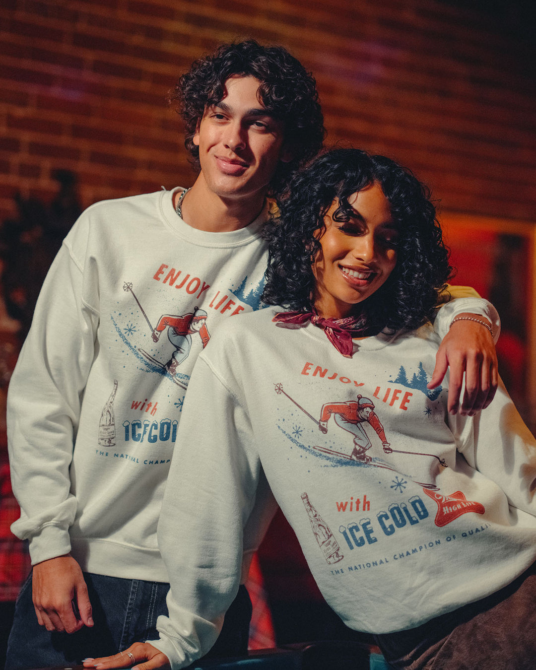 Miller High Life Ice Cold Flea Market Fleece