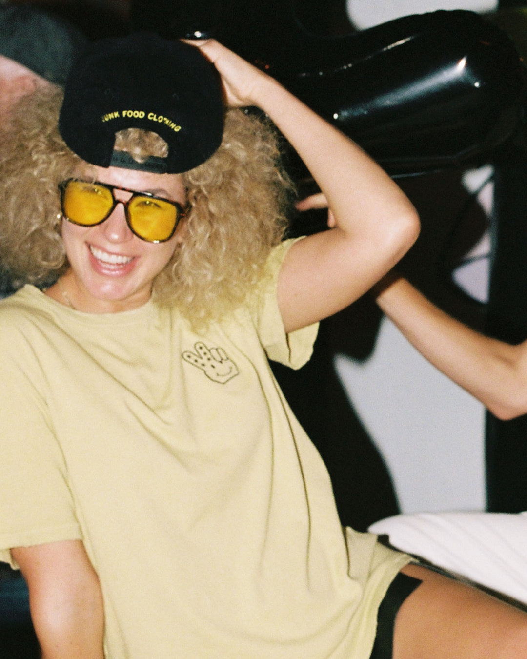 JF Peace + Smiles Patch Cord Hat