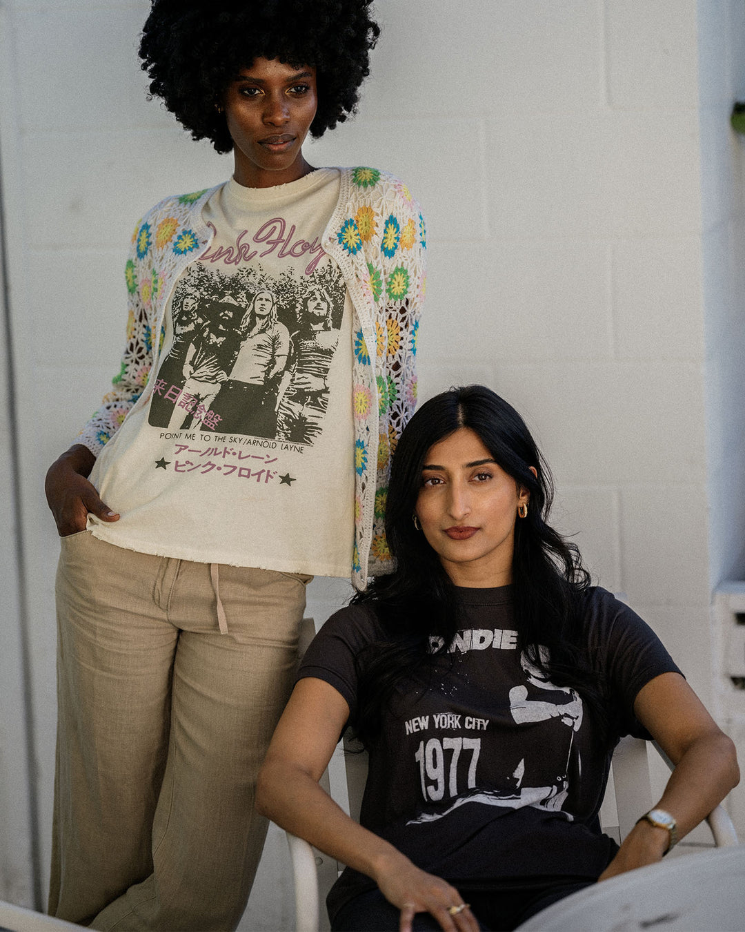 Women's Blondie 1977 Vintage Tissue Tee