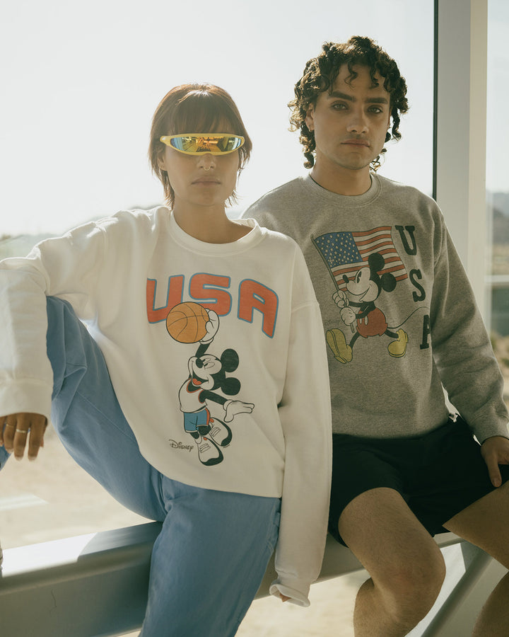 Mickey USA Flea Market Fleece