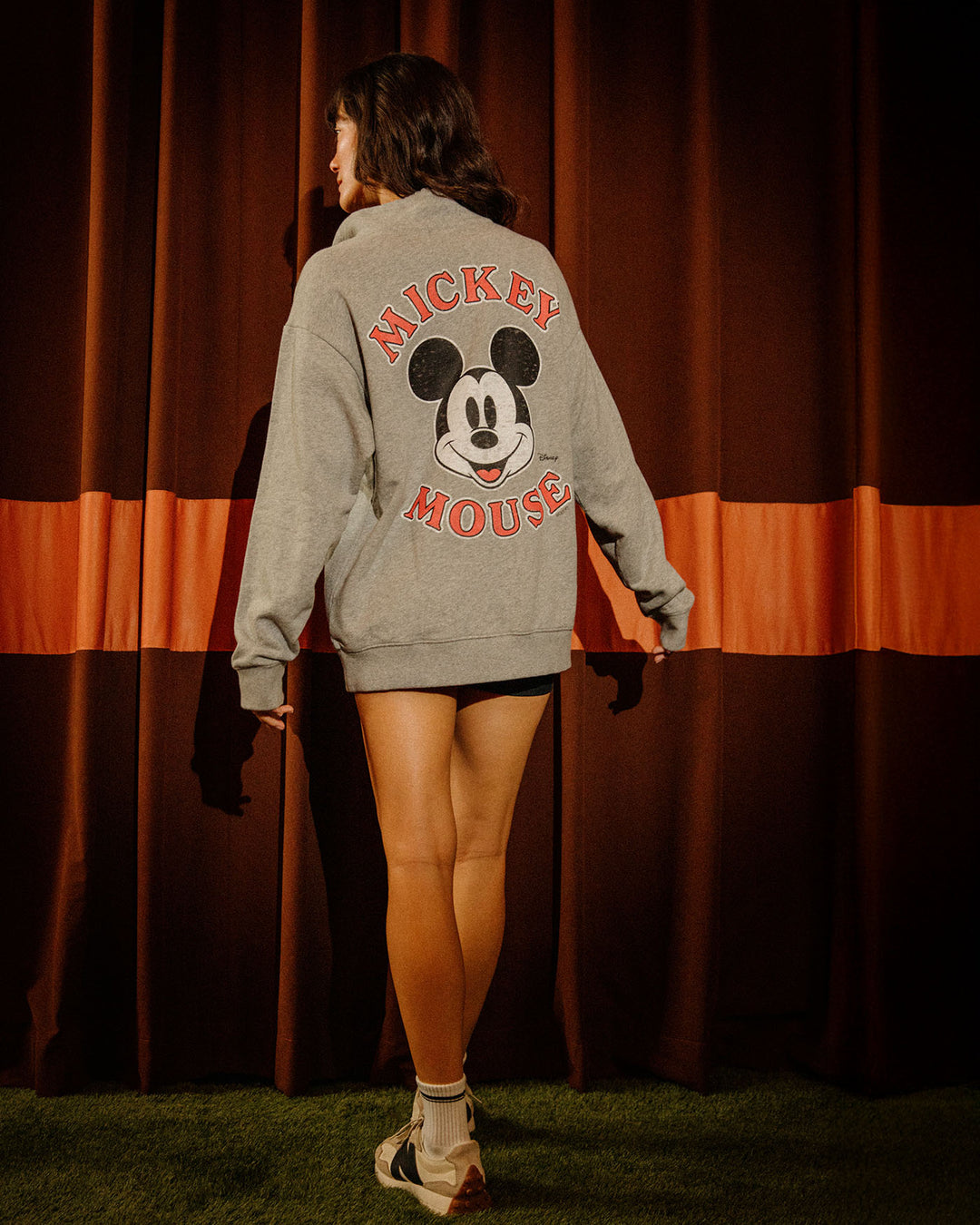 Disney Mock Neck Button Up Fleece