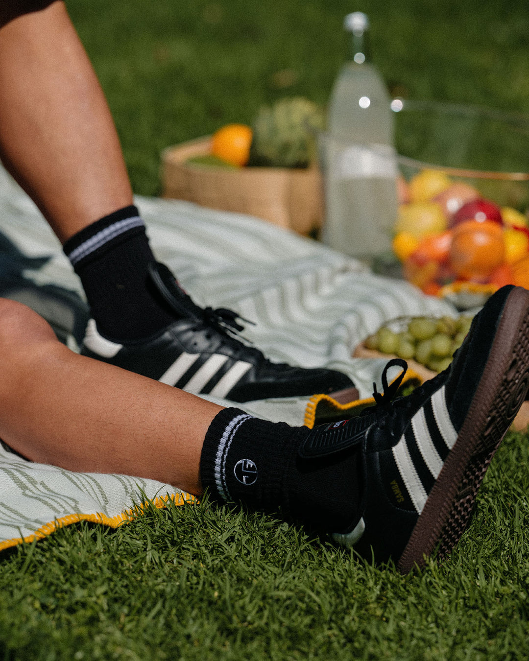 JF by Junk Food Embroidered Logo Crew Socks