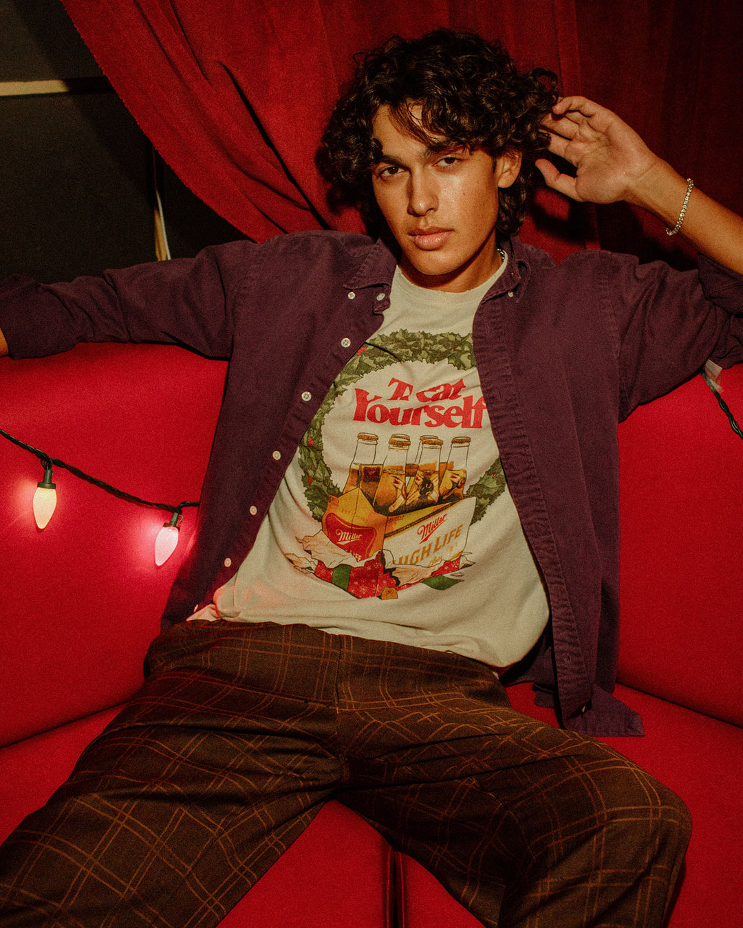 Miller High Life Treat Yourself Vintage Tee