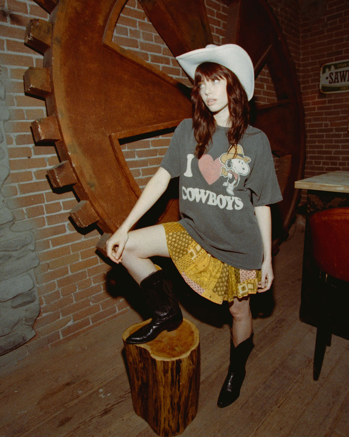 I Love Cowboy Snoopy Flea Market Tee