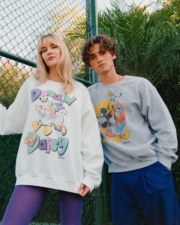 Donald And Daisy Flea Market Fleece