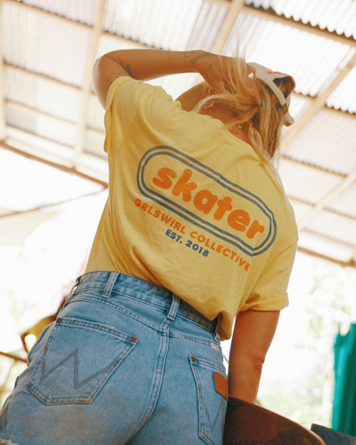 Women's GrlSwirl Skater Vintage Tee