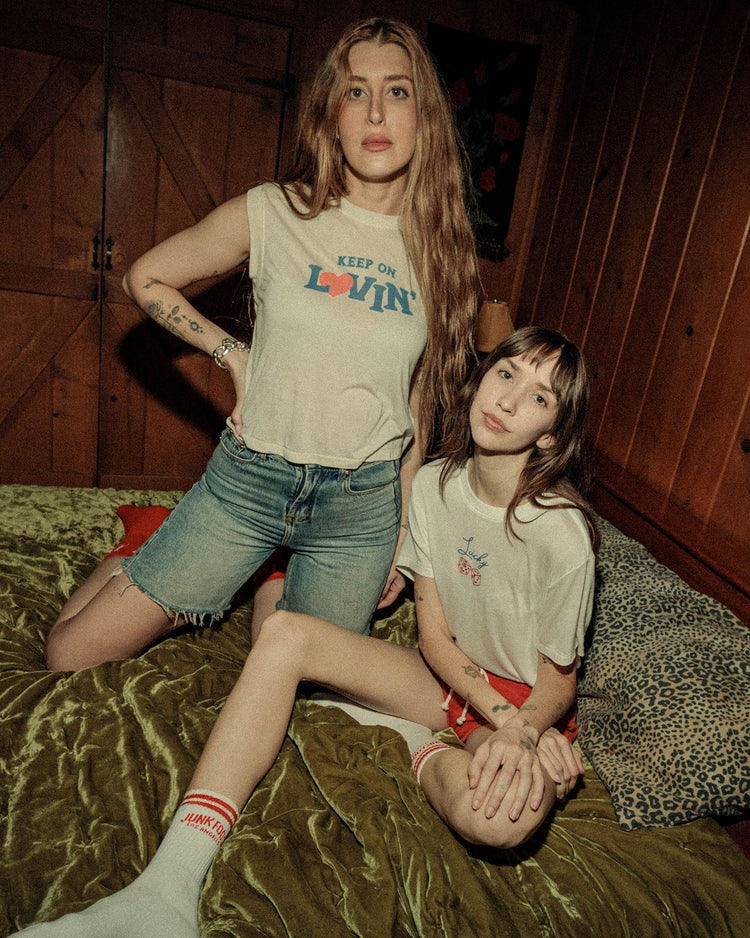 Women's Keep on Lovin Vintage Tissue Tank