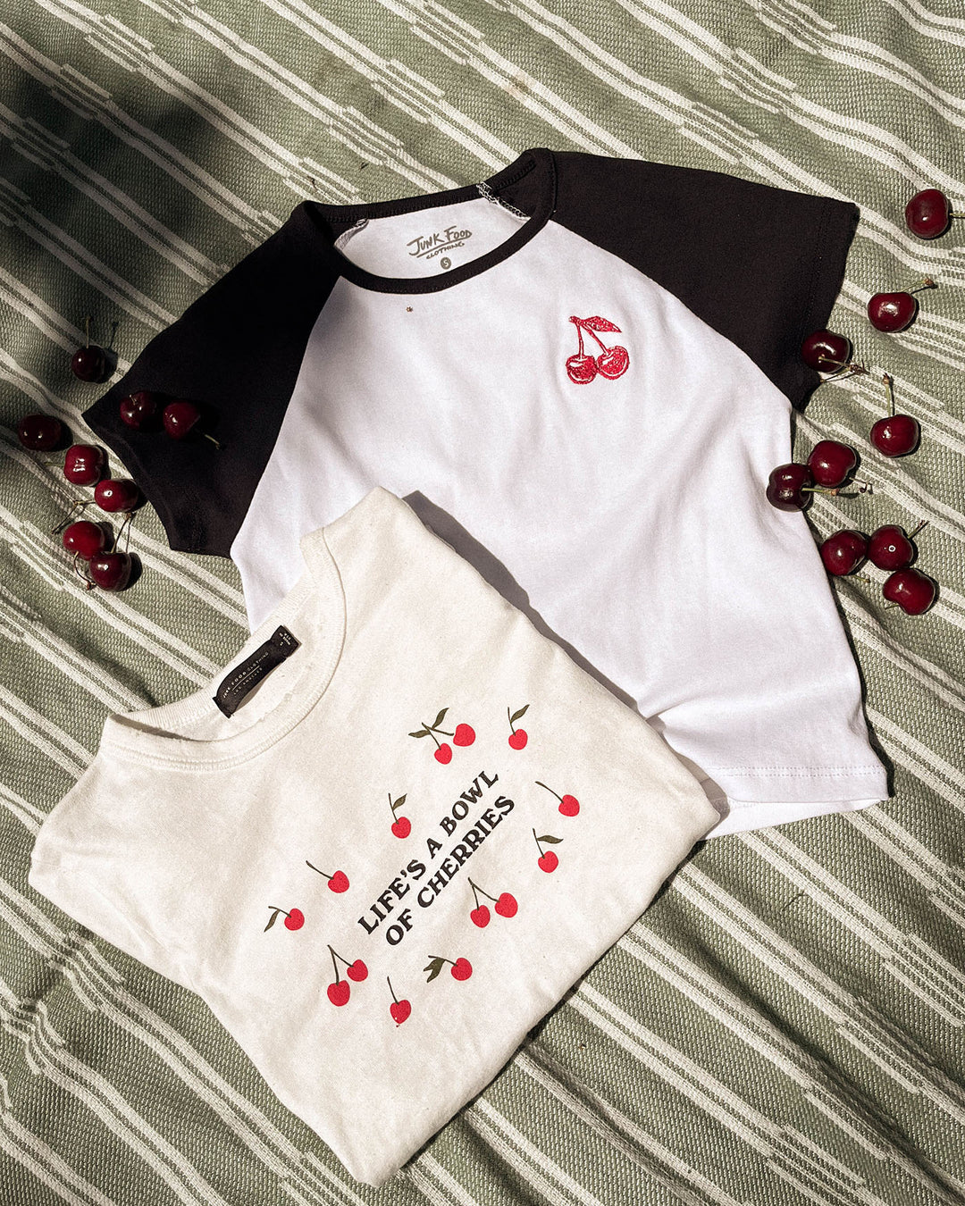 Women's Cherry Baby Raglan Tee
