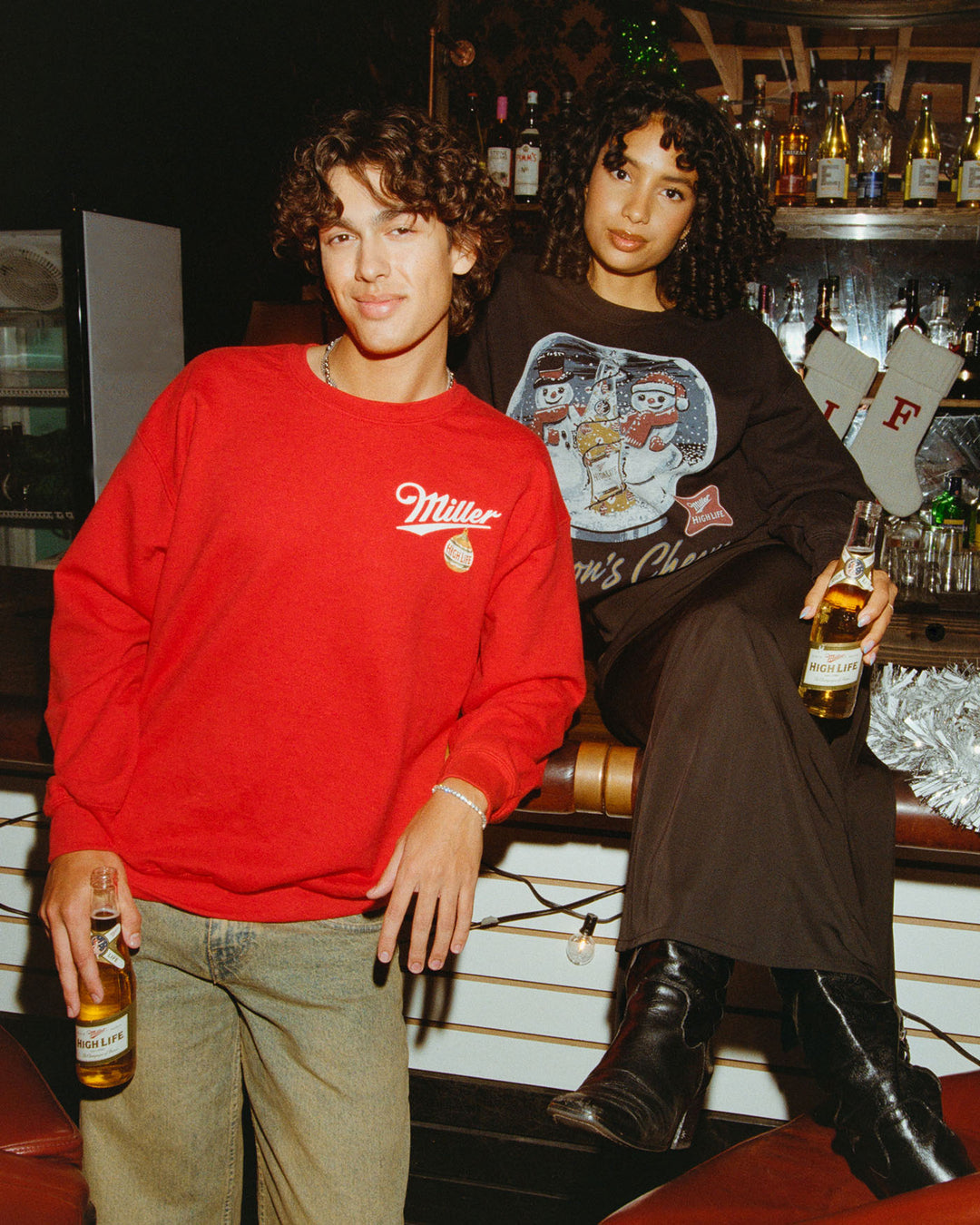 Miller High Life Season's Cheers Flea Market Fleece