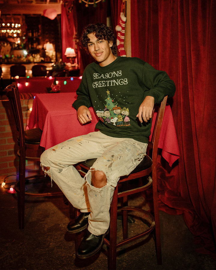 Seasons Greetings Flea Market Fleece