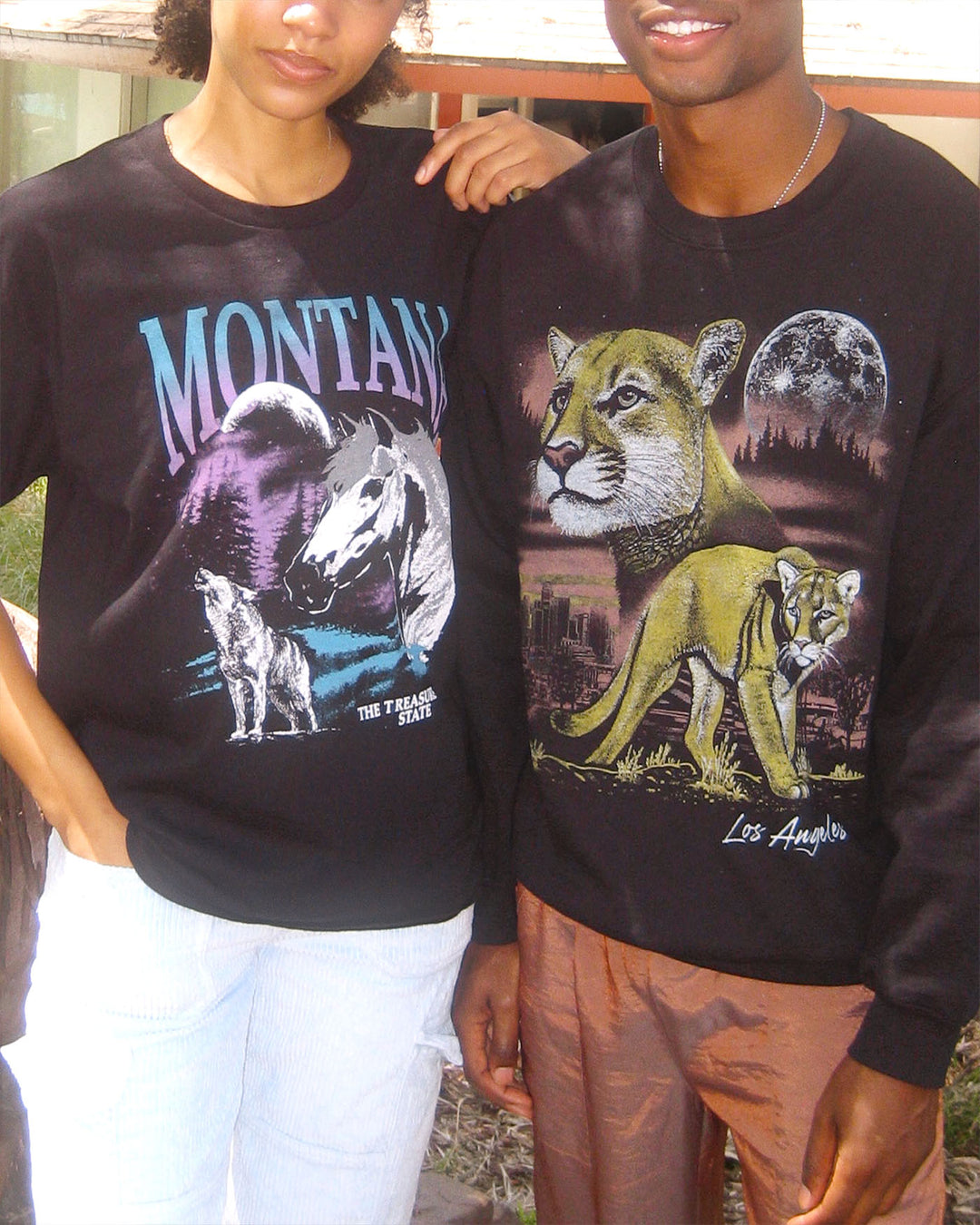 LA Mountain Lion Flea Market Crew Fleece