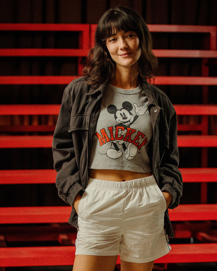 Women's Mickey Baby Ringer Tee