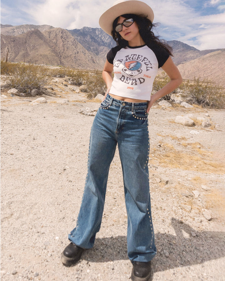 Women's Grateful Dead 1988 Tour Baby Raglan Tee