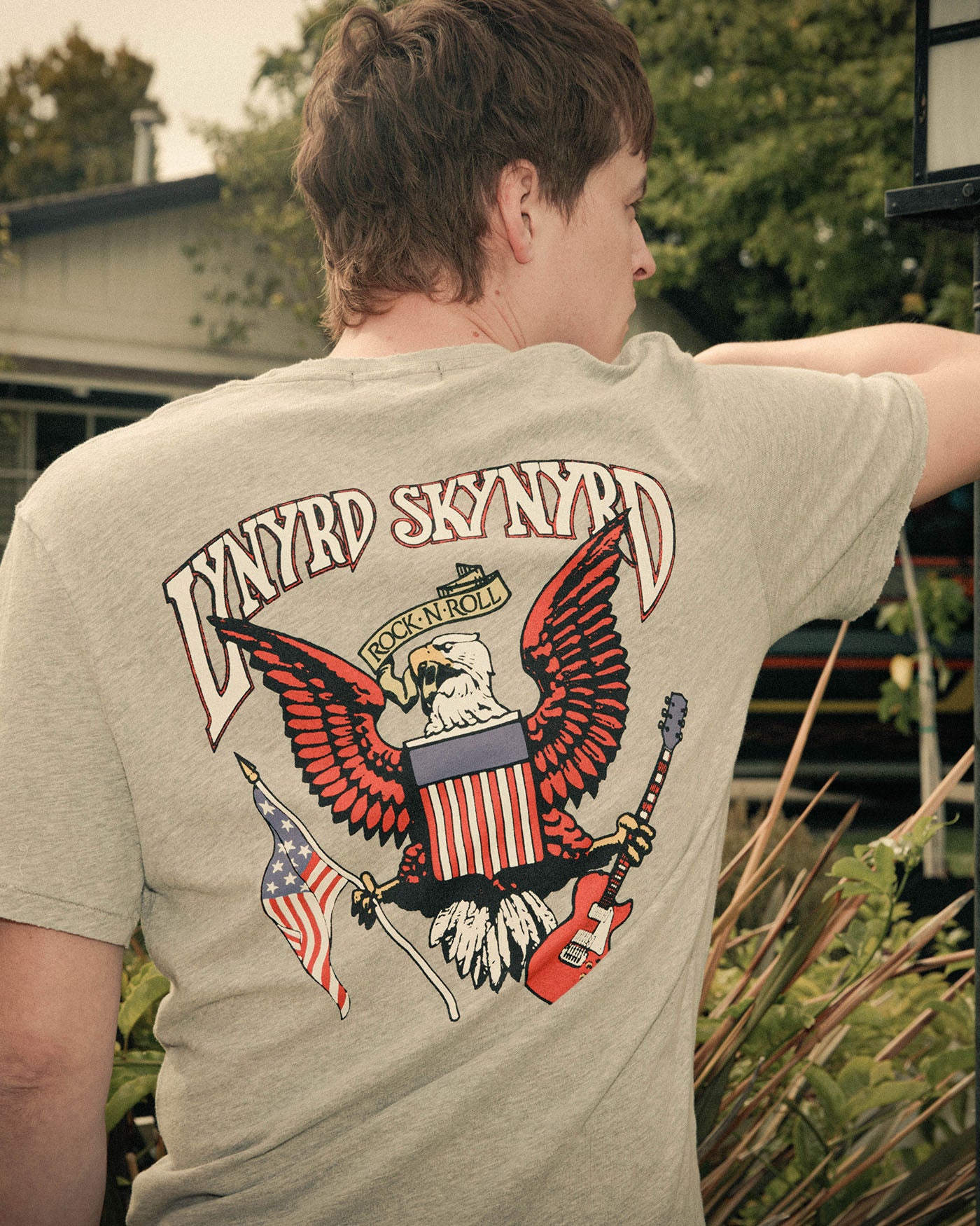 Lynyrd Skynyrd Rock N Roll Eagle Vintage Tee – Junk Food Clothing