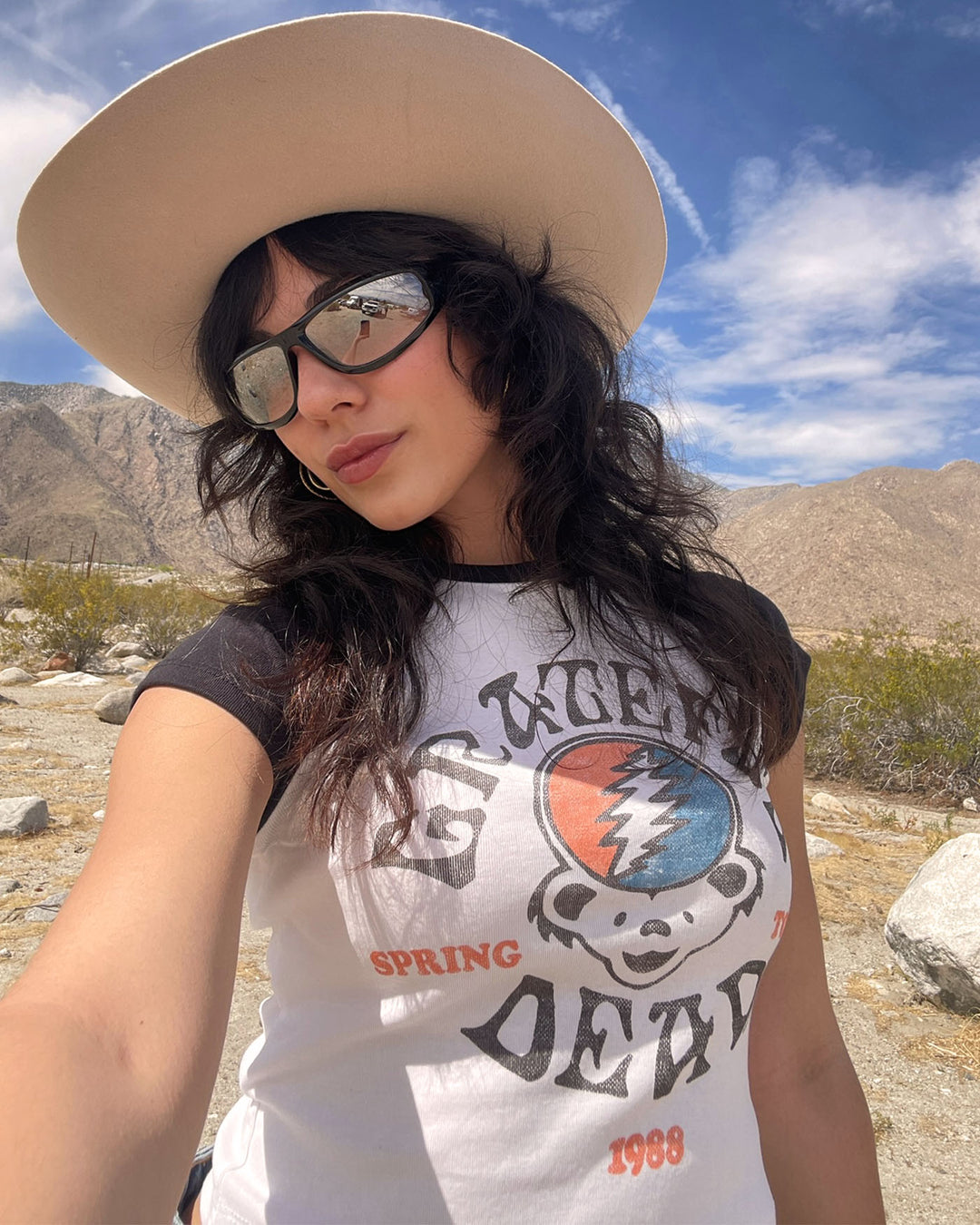 Women's Grateful Dead 1988 Tour Baby Raglan Tee