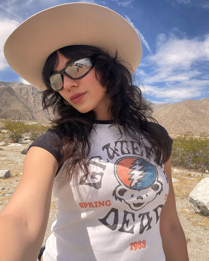 Women's Grateful Dead 1988 Tour Baby Raglan Tee