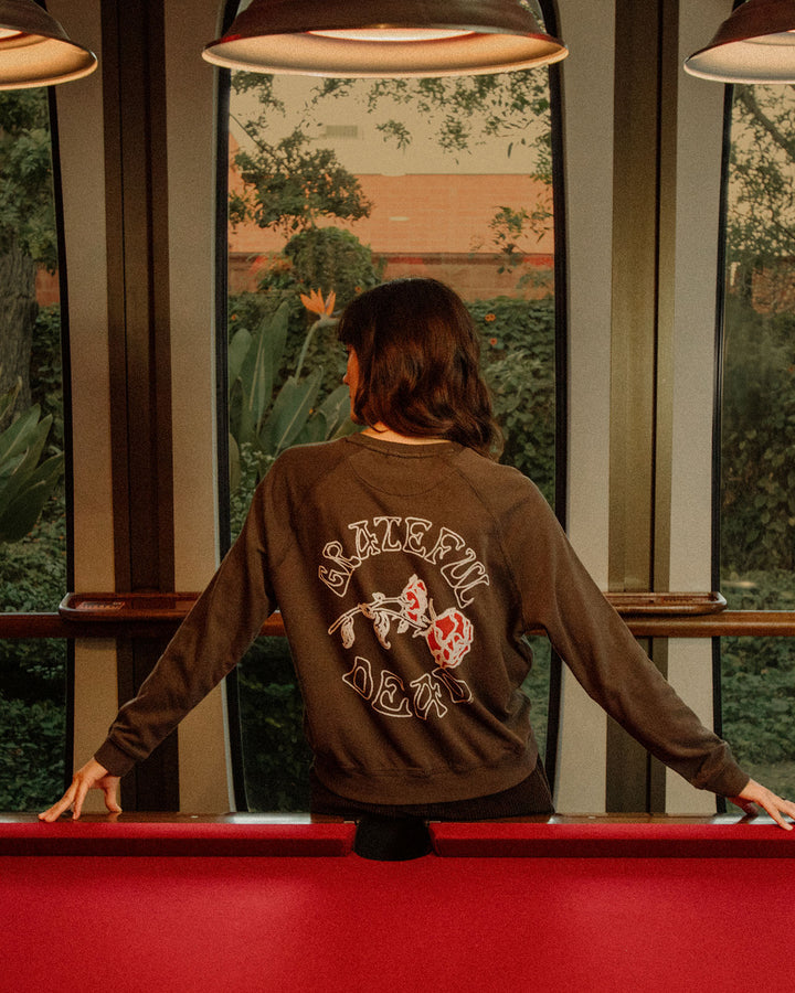 Women's Grateful Dead '72 Tour Raglan Crew Fleece