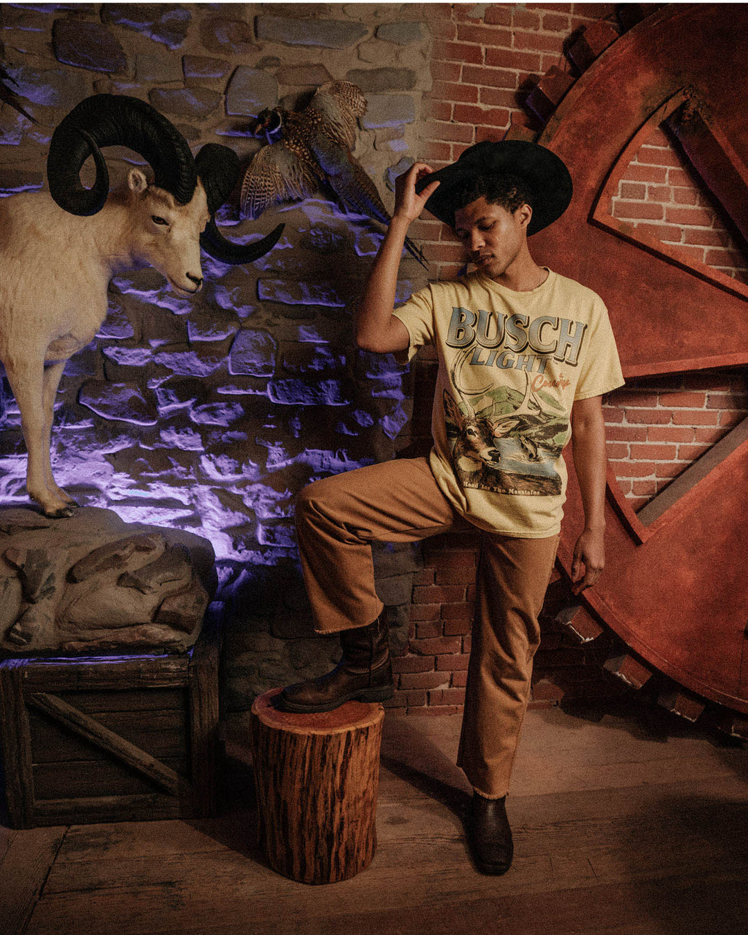 Busch Light Deer Flea Market Tee