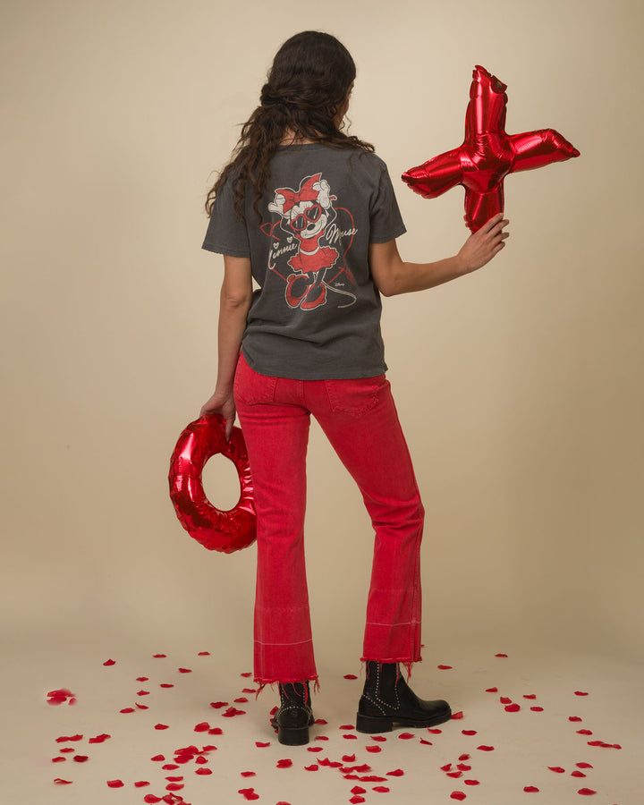 Women's Minnie Mouse Sunglasses Vintage Tee