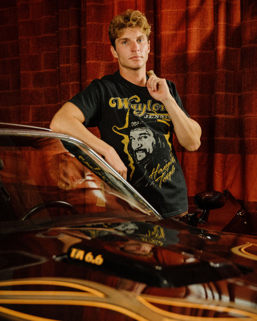 Waylon Jennings Hangin' Tough Flea Market Tee