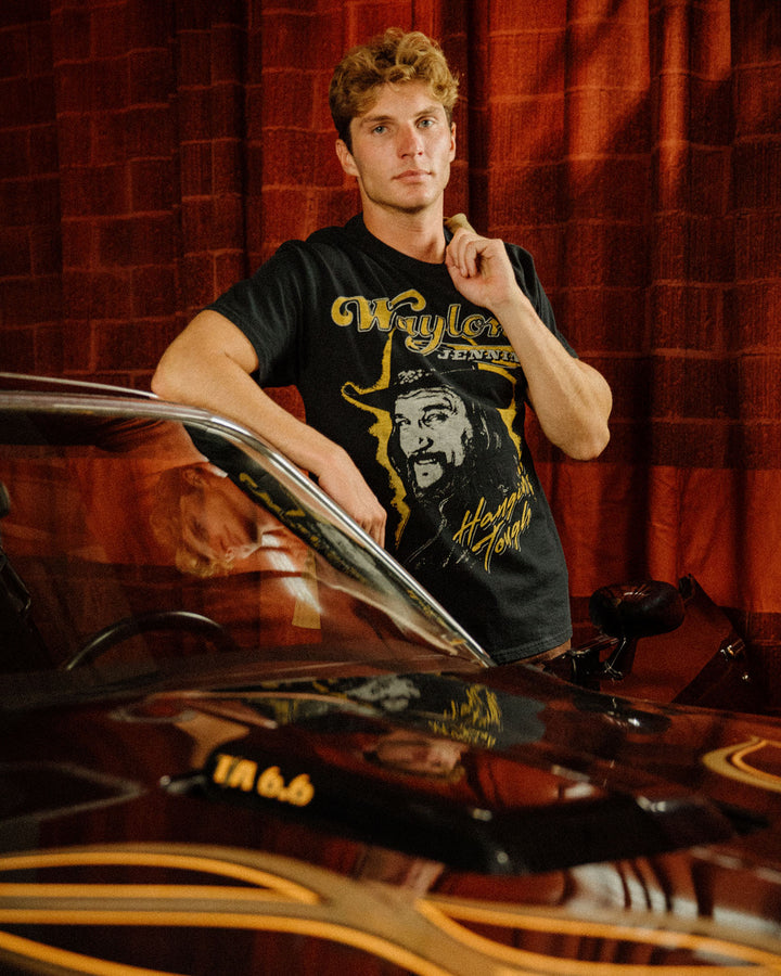 Waylon Jennings Hangin' Tough Flea Market Tee