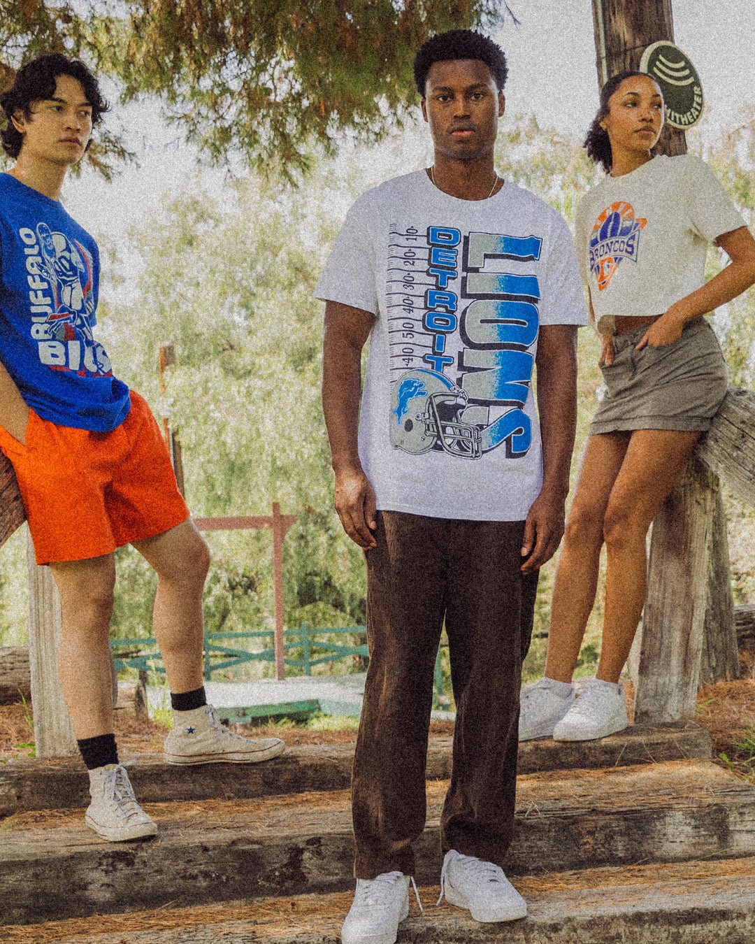 Detroit Lions Yardage Flea Market Tee