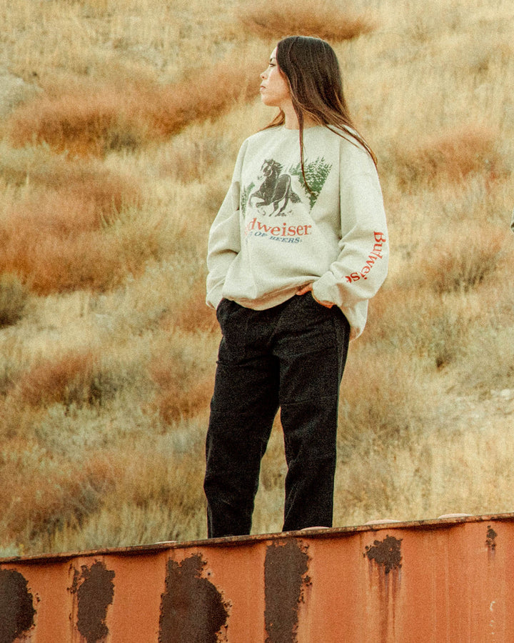 Budweiser Clydesdale King Of Beers Flea Market Fleece