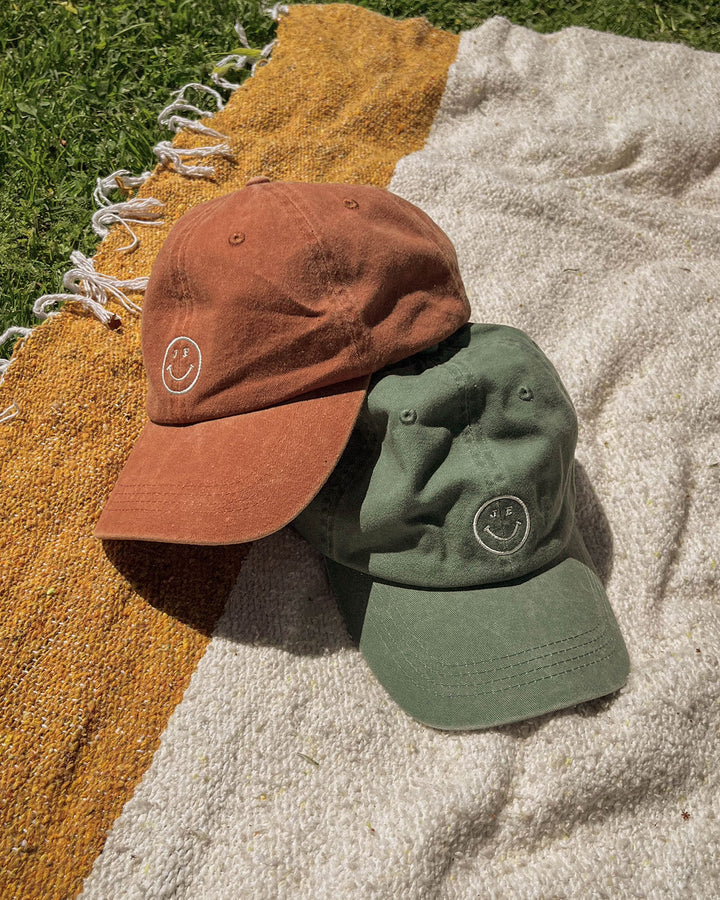 Junk Food Smiley Embroidered 90's Hat