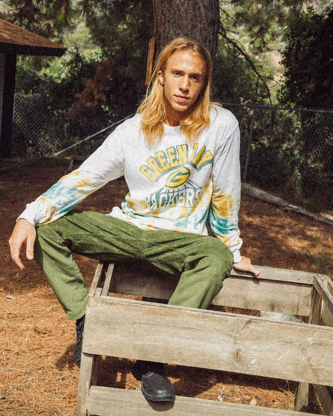 Green Bay Packers Tie Dye Long Sleeve