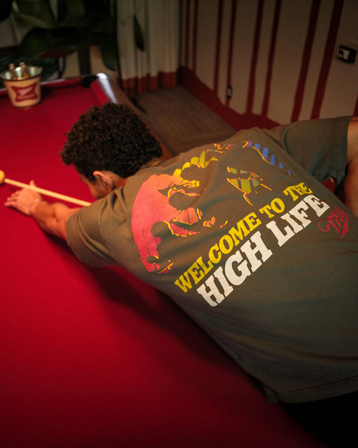 Welcome to the High Life Hockey Tee