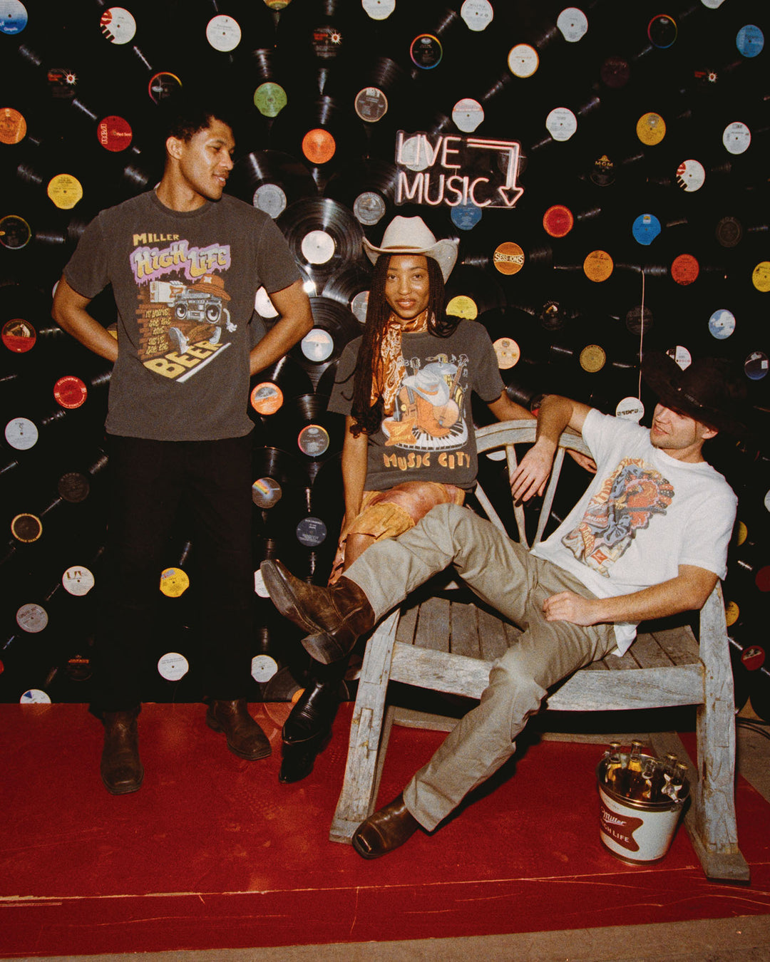 Miller High Life Miller Music Vintage Tee